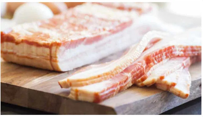 15 lb Fresh Thick Cut Bacon, Honey Cured