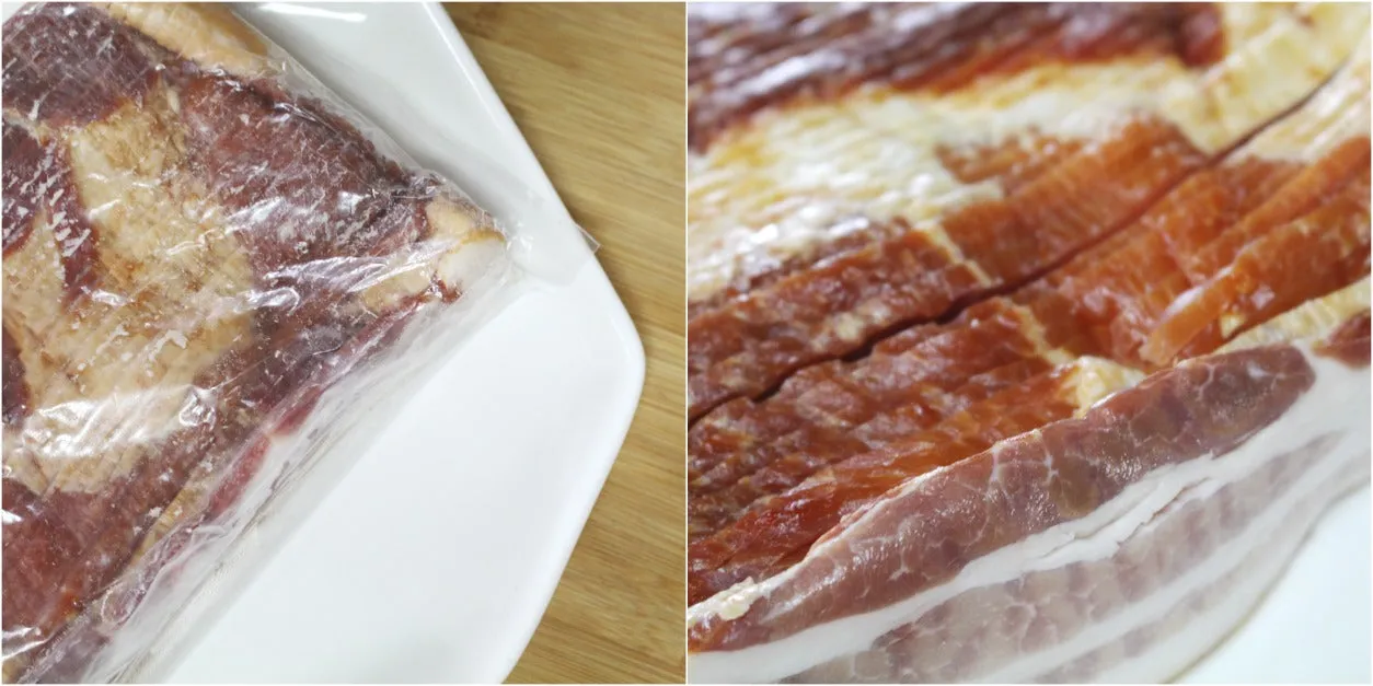 15 lb Fresh Thick Cut Bacon, Honey Cured