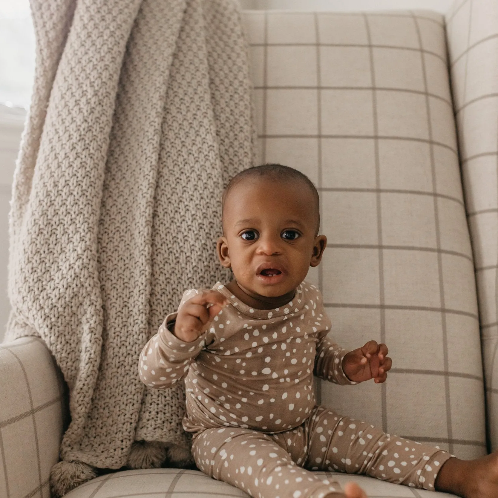 Copper Pearl 2-Piece Long Sleeve Pajama Set | Fawn