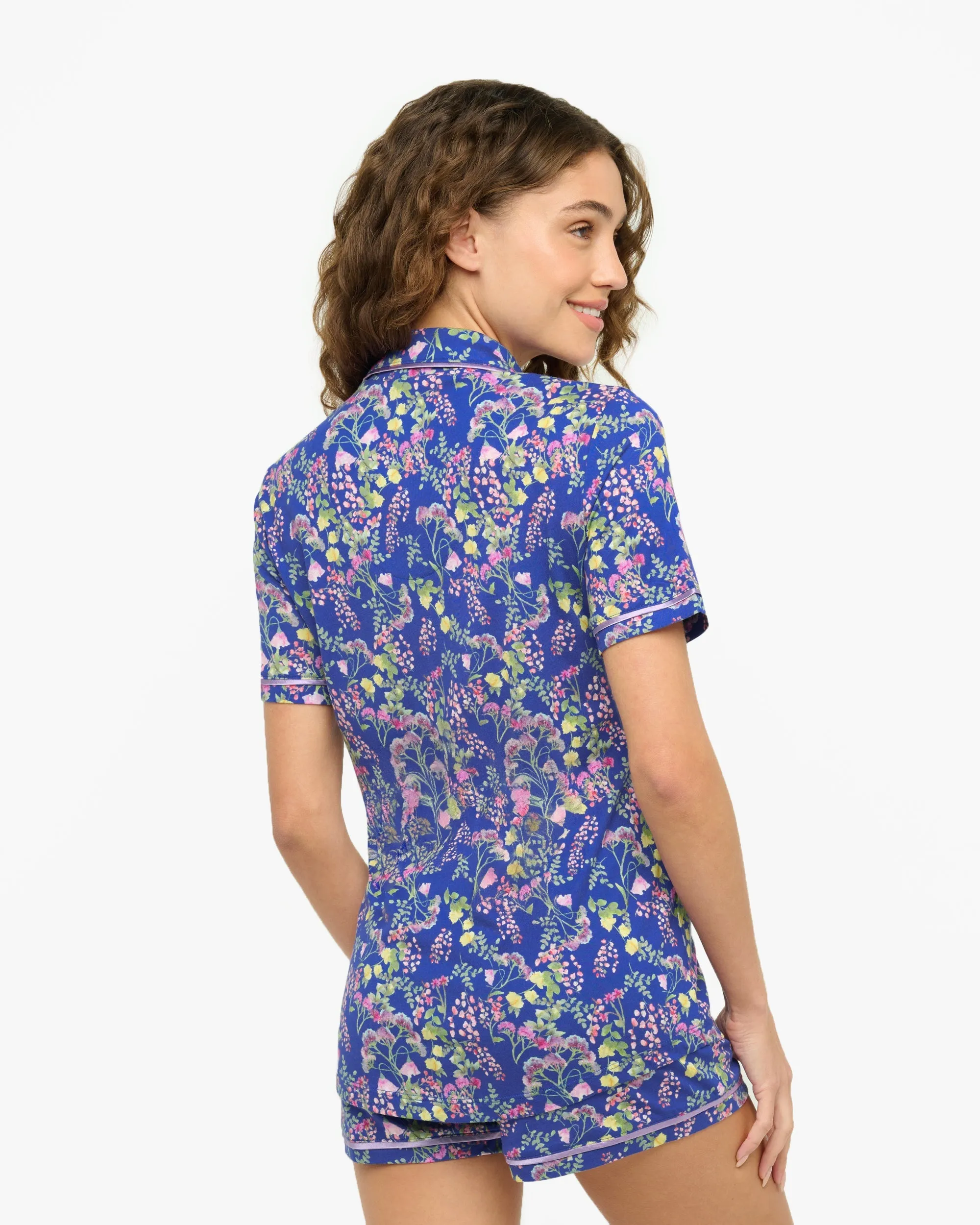 Cosabella Bella Short Sleeve Top and Boxer PJ Set #AMORP9622