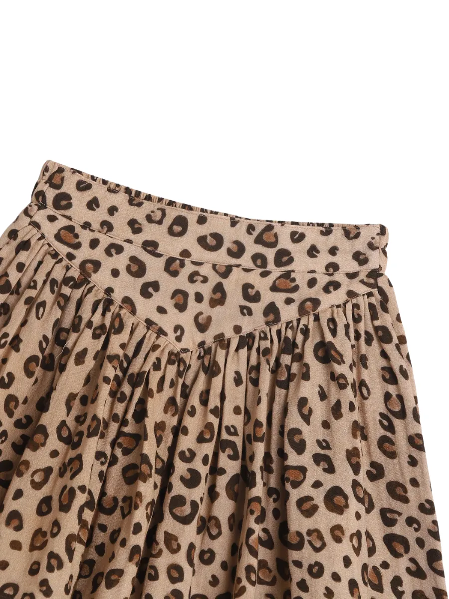 Hazel Skirt - Leopard