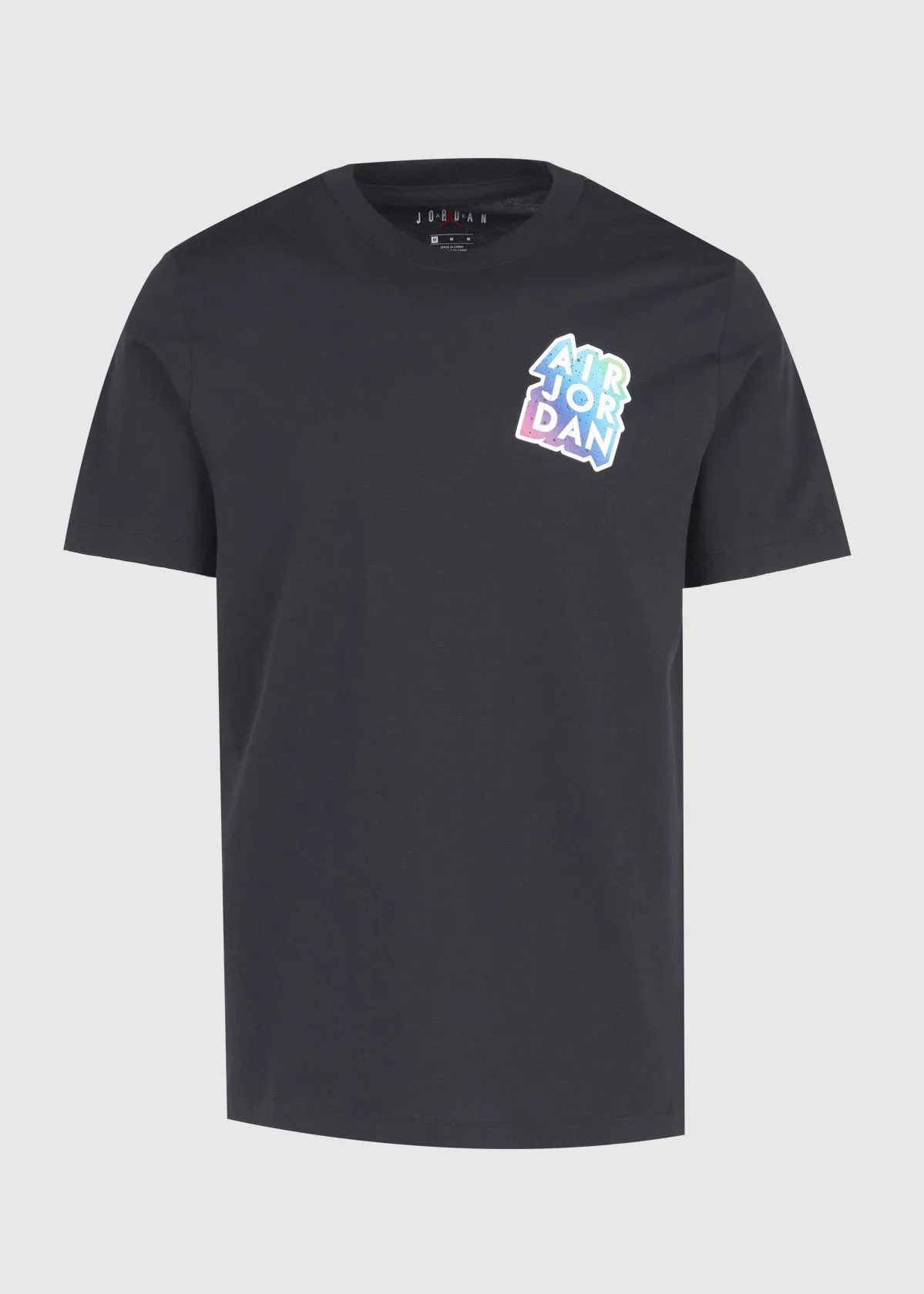 JORDAN: AJ STICKER TEE [BLACK]