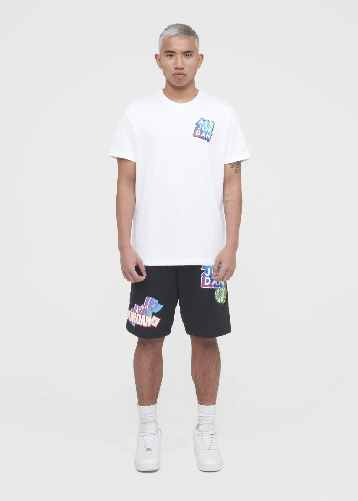 JORDAN: STICKER TEE [WHITE]