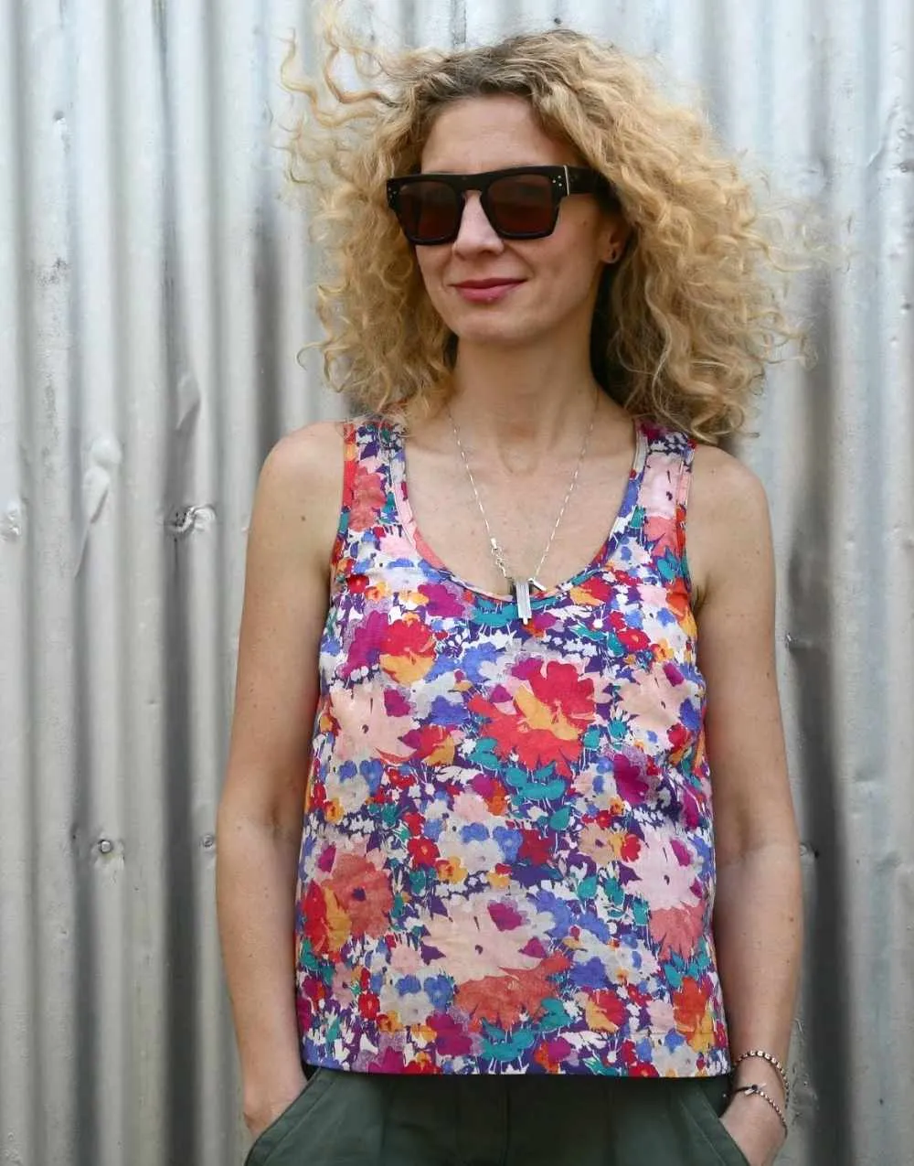 Kate Top Sewing Pattern, Tessuti