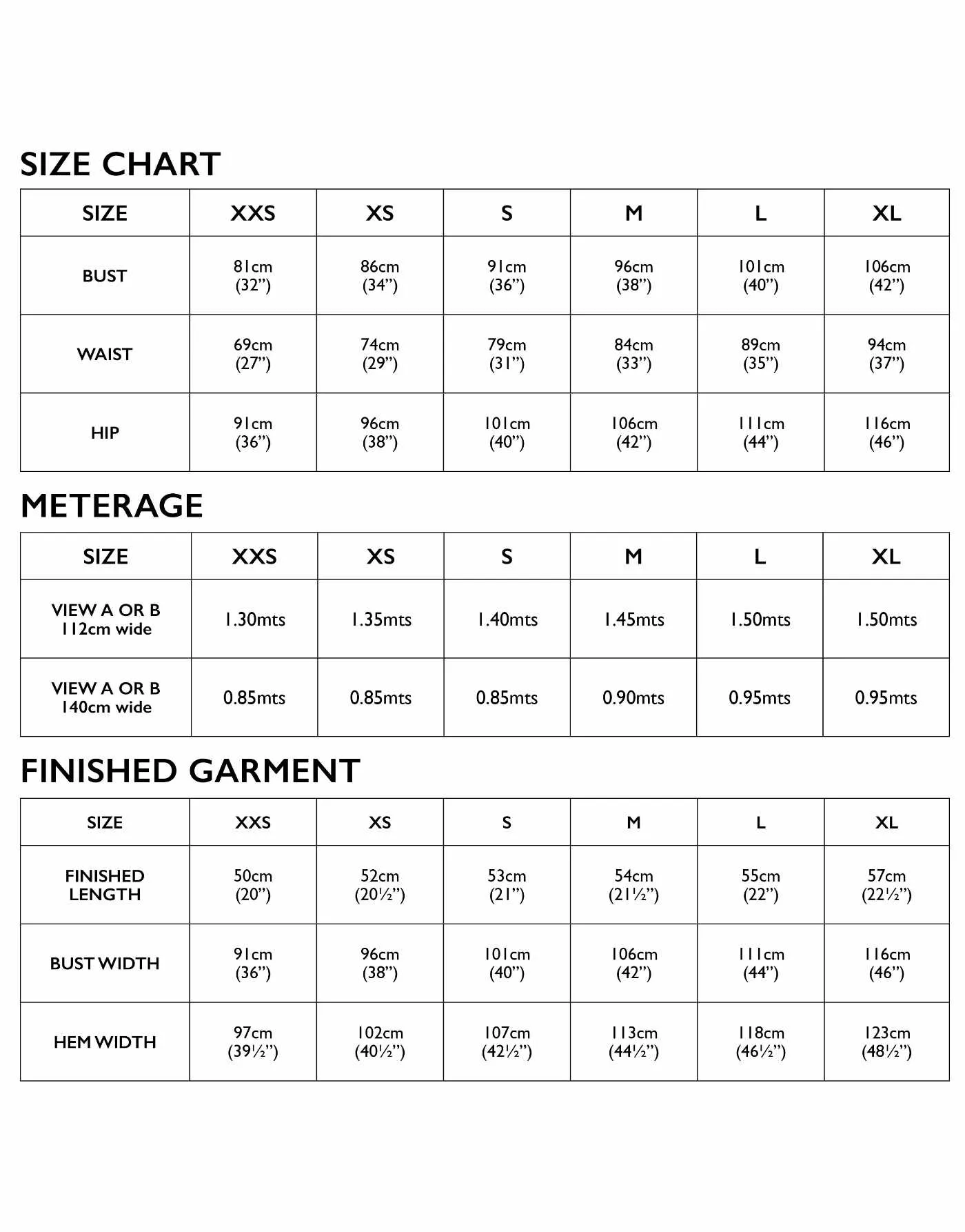 Kate Top Sewing Pattern, Tessuti