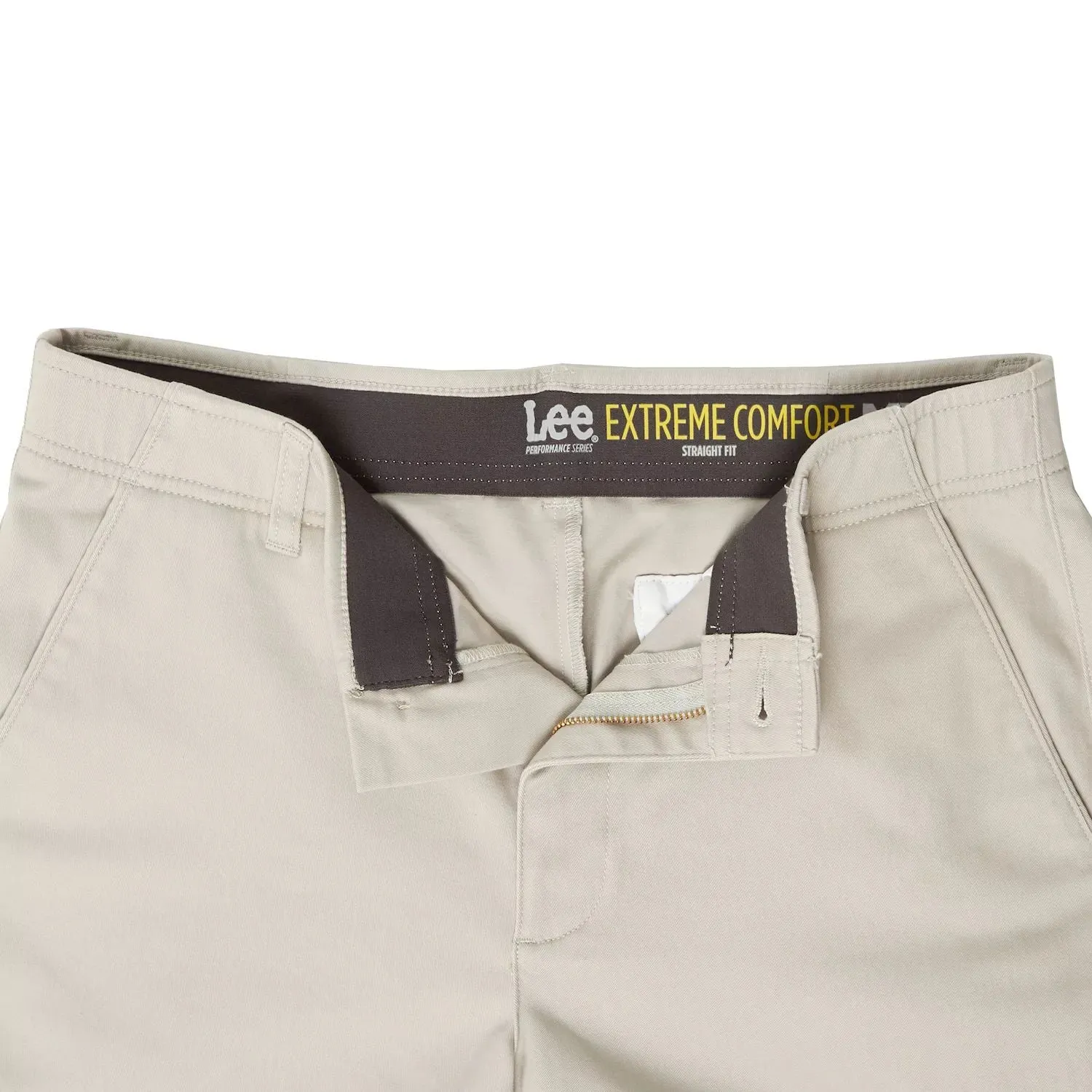 Lee Extreme Comfort MVP Men's Straight Fit Flat Front Trousers