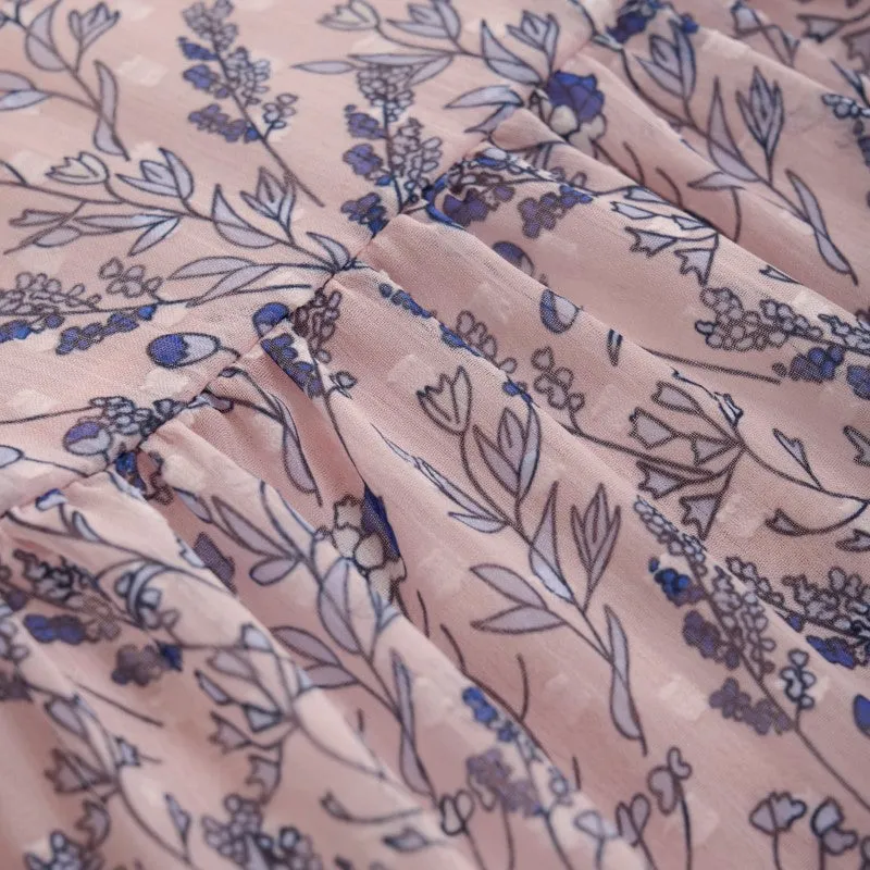 Light Pink Floral Dress