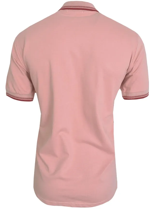 Men Polo T-Shirt Light Red