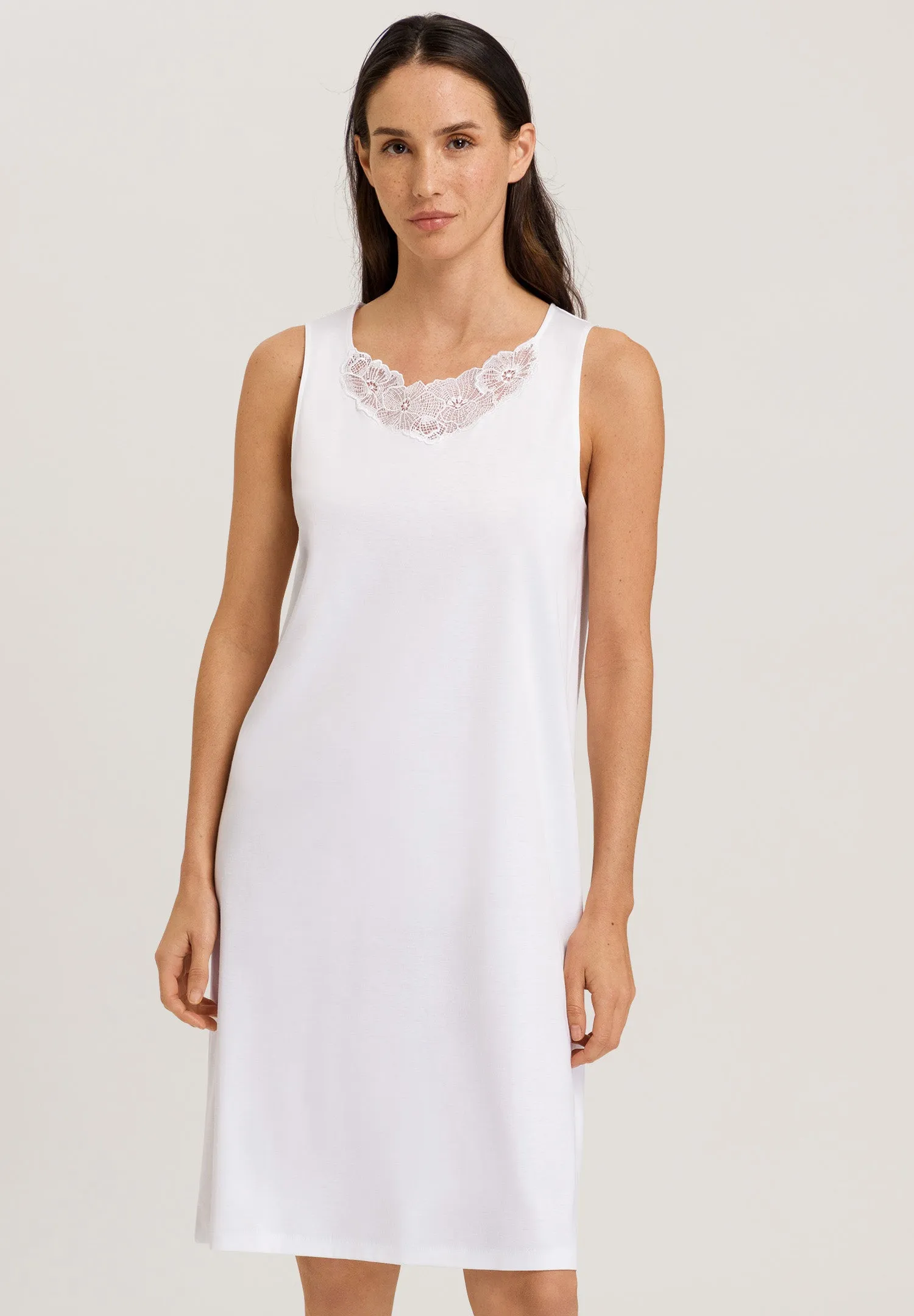 Naila Short Sleeveless Nightdress  (in stock, 3-day dispatch)