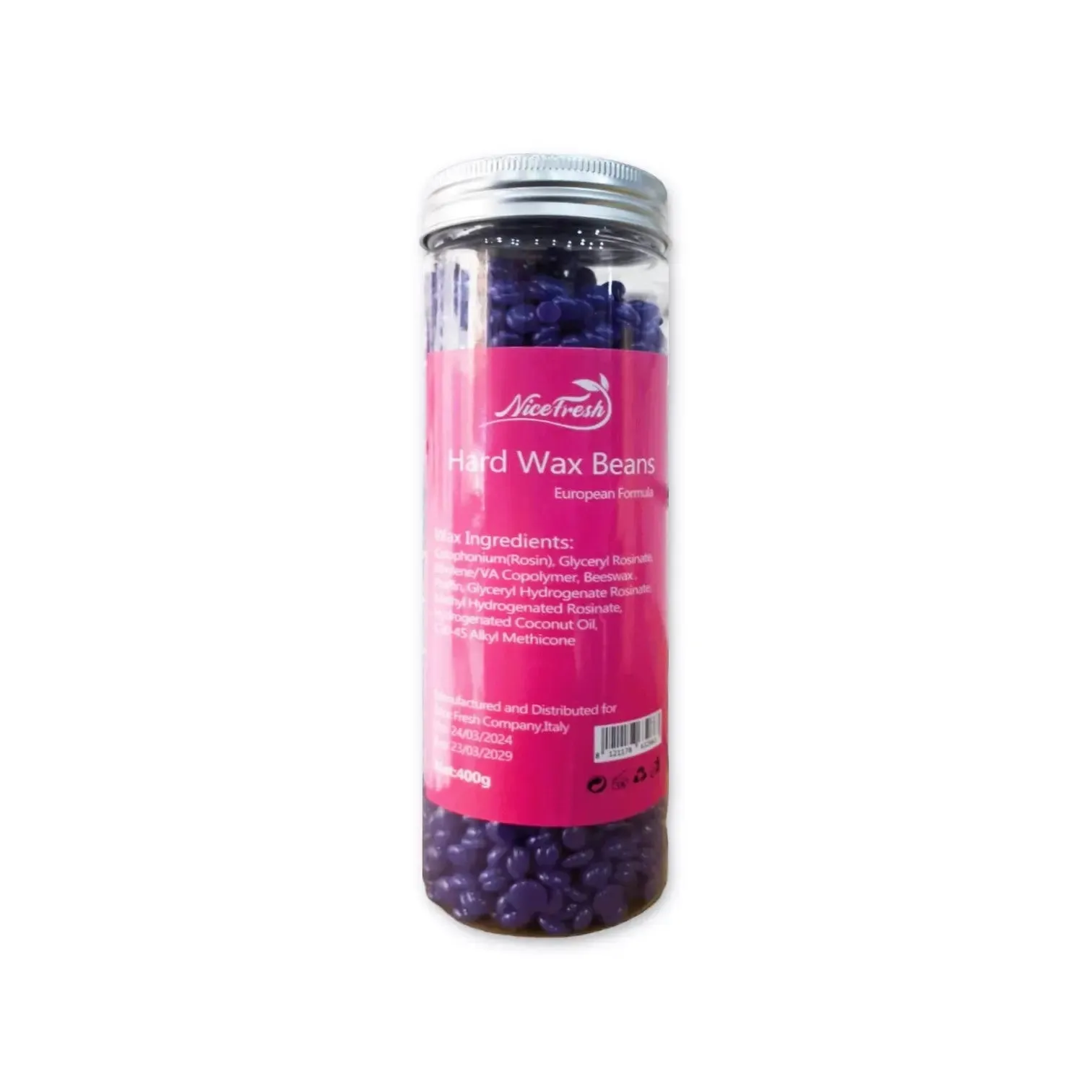 Nice Fresh Hard Wax Beans Black European Formula 400g