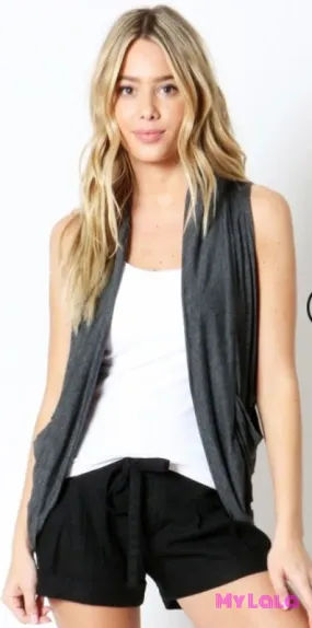 Over the Shoulder Tiffany (Charcoal)