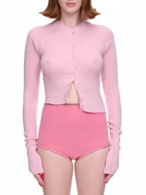 Rib Knit Cardigan (TO03843211-1211-LIGHT-PINK)