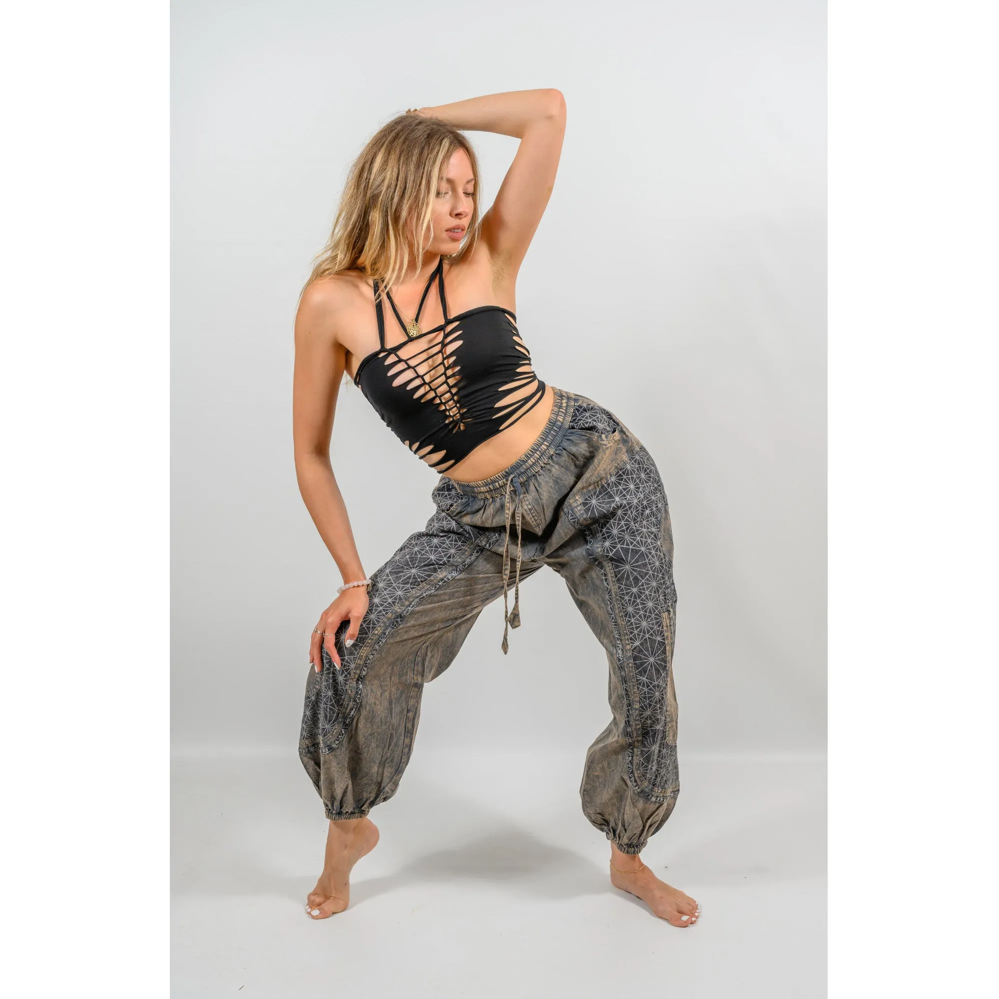 Sacred Geometry Harem Pants