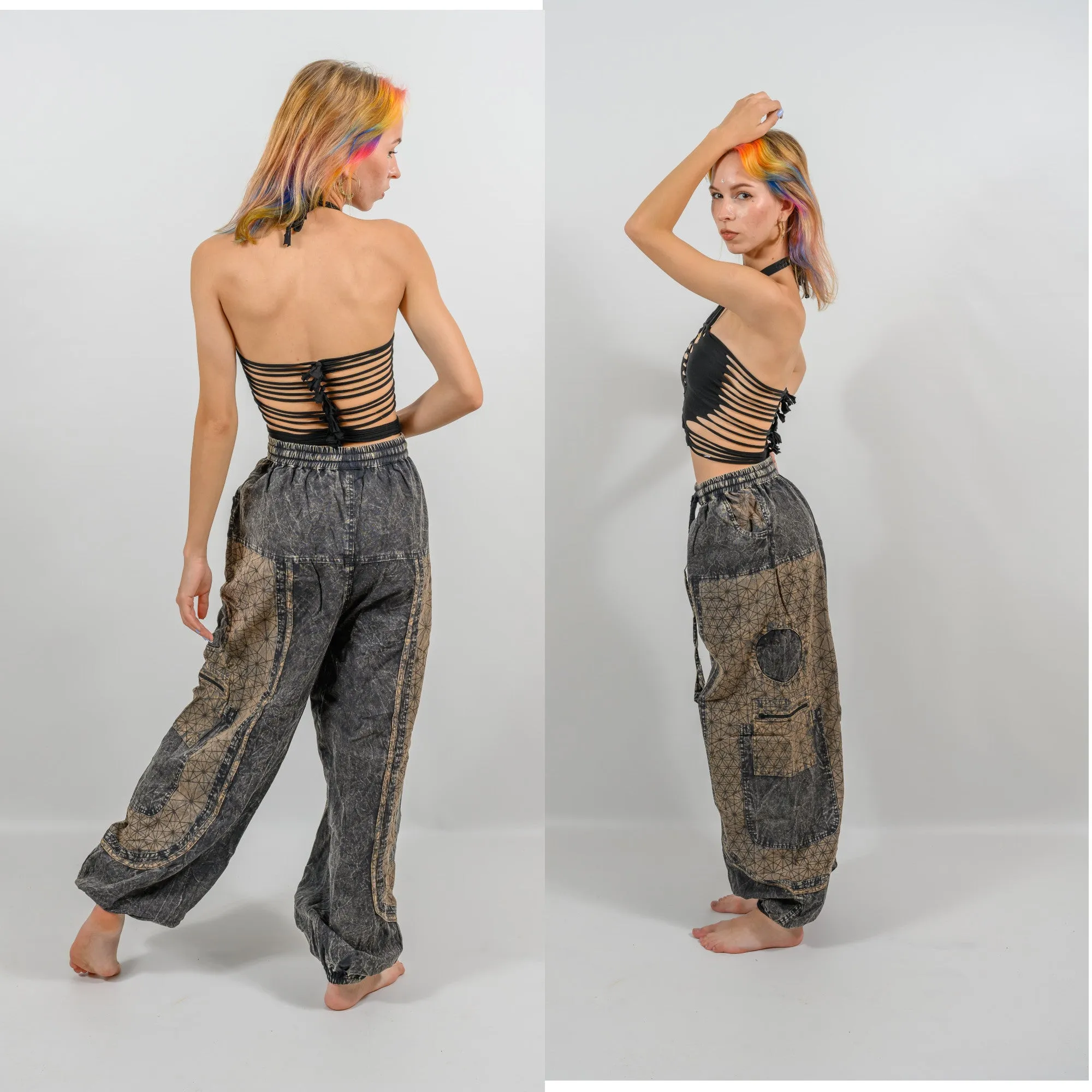 Sacred Geometry Harem Pants