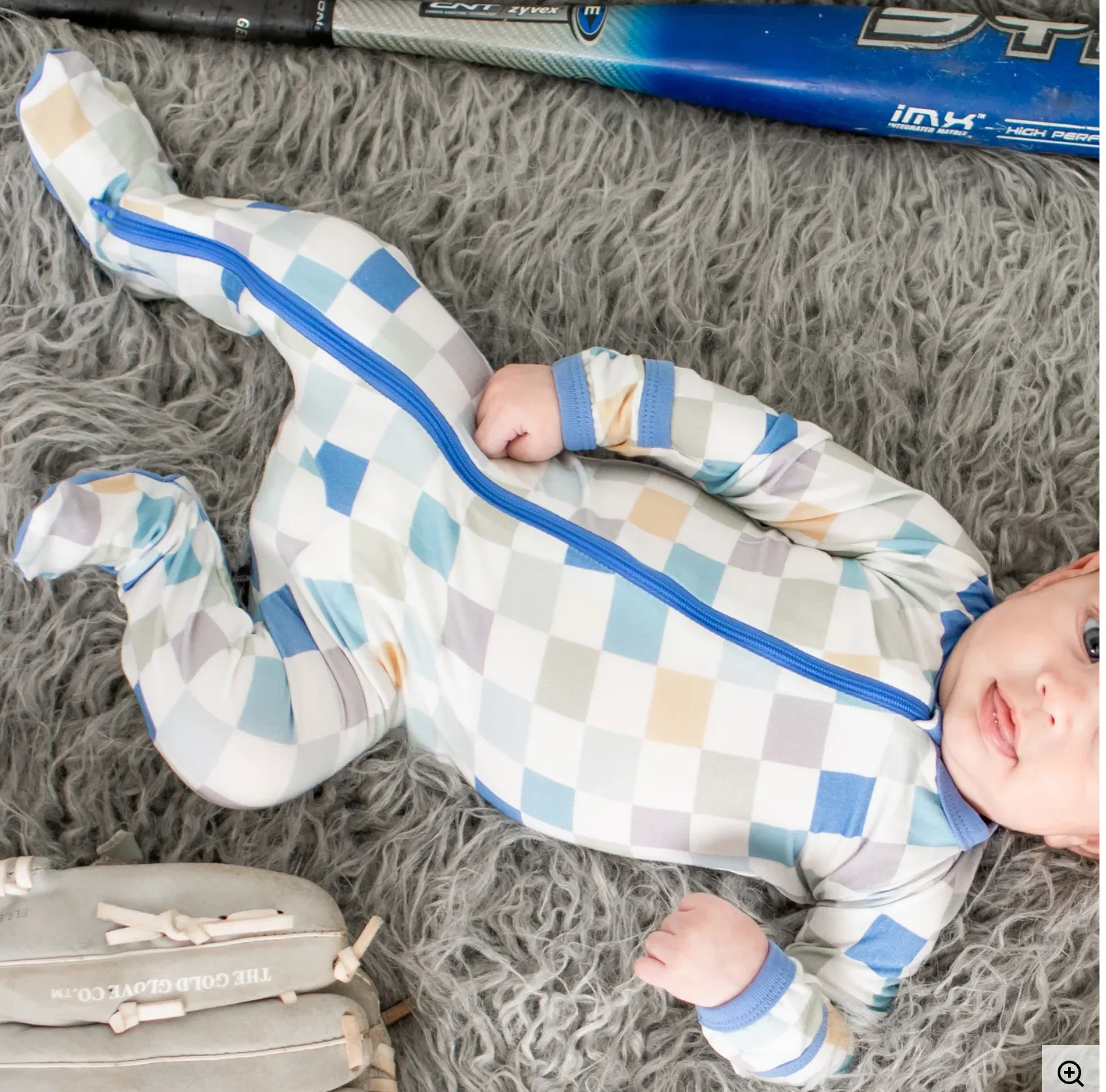 Spring Checkers Footie