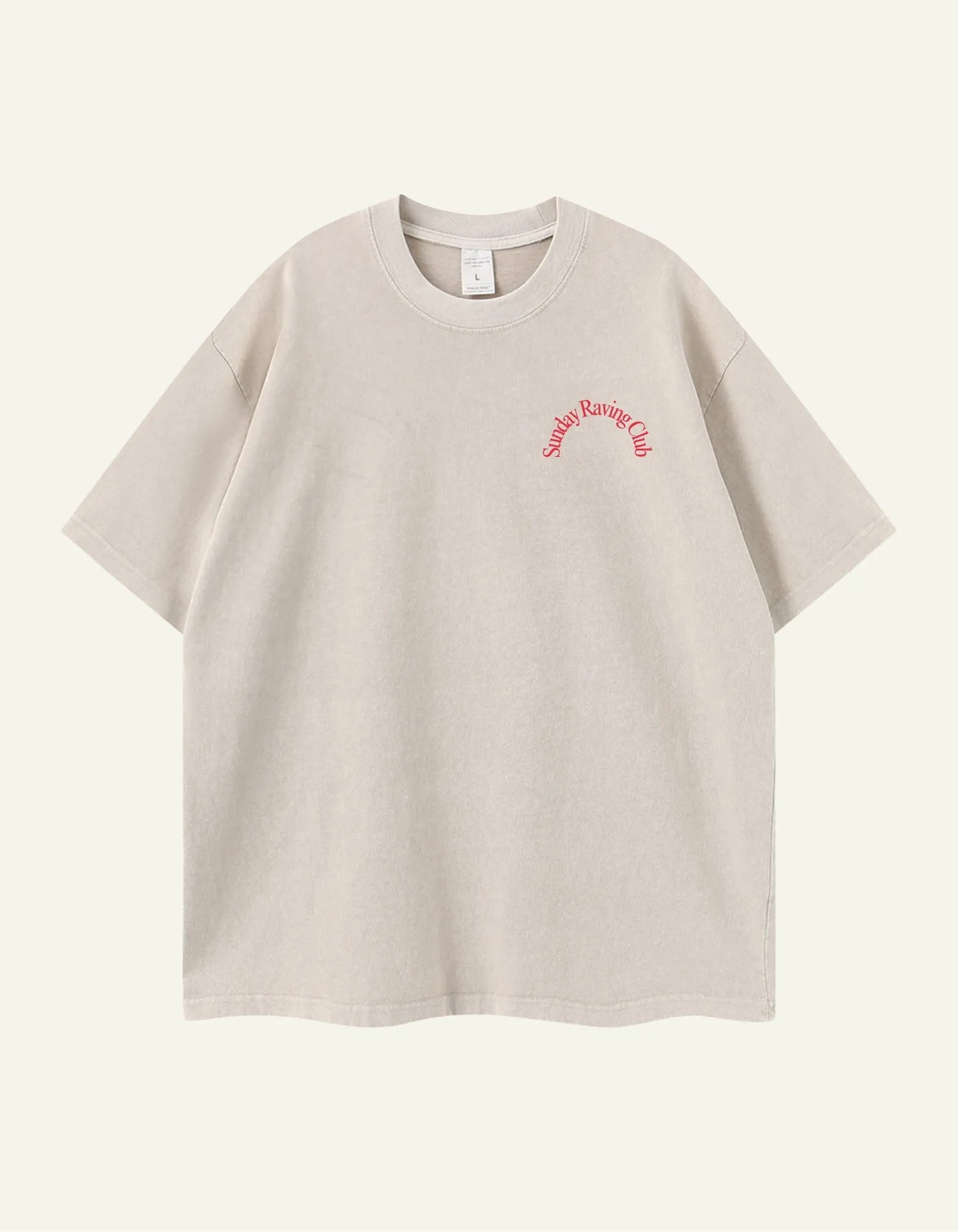 Sunday Raving Club Heavy T-Shirt - 100% Cotton