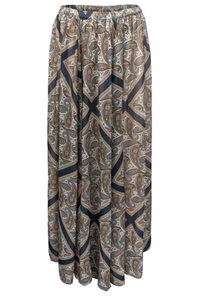 Tasha Polizzi Paisley Print Skirt