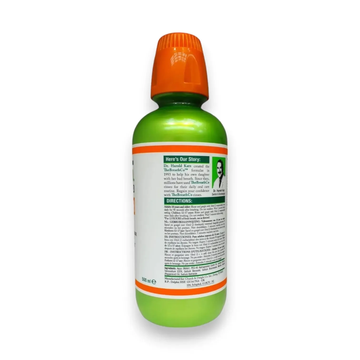 The Breath Co Fresh Breath Oral Rinse 500ml